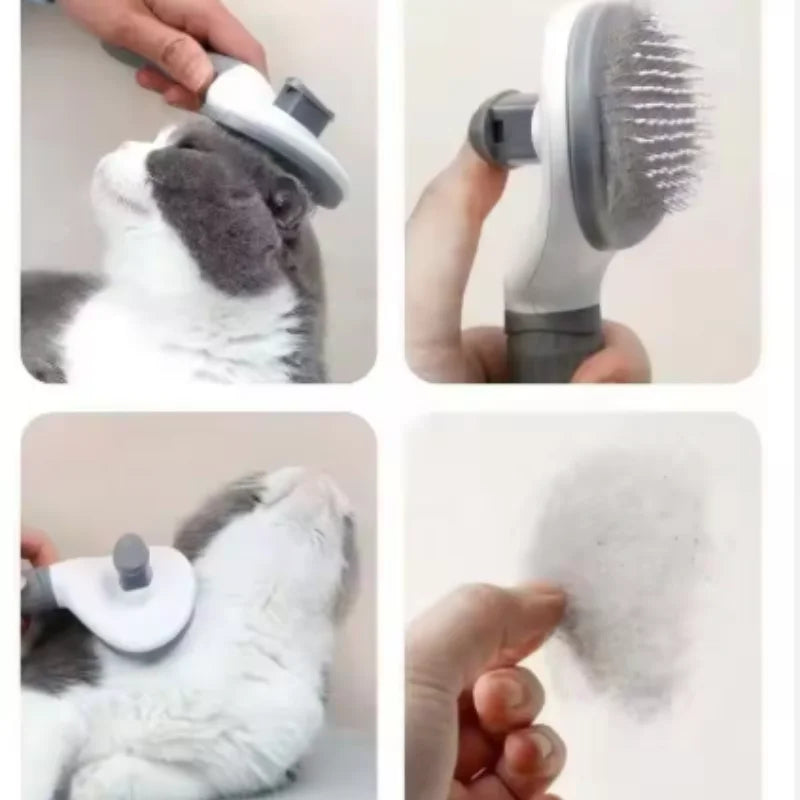 Brosse Anti-Poils Magique - Fini les poils partout dans la maison 🐾✨